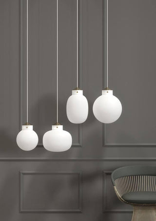 Raito Glass Globe Pendant Light. Raito Globe Pendant Light. Pendant Light | White/Brass. Pendant Light Raito Glass opal glass bulbs. Raito Glass Globe Table Lamp. Raito Glass Globe Pendant Chandelier. Raito Glass Globe Pendant Light.