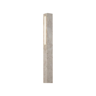 Rectangle Fini Travertine Wall Lamp