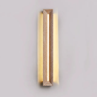 Rectangle Solace Travertine Beam Wall Light