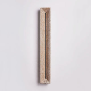 Rectangle Solace Travertine Beam Wall Light