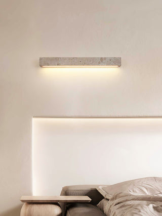 Rectangle Travertine Stravik Wall Light