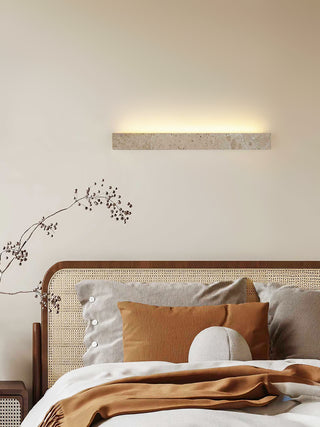Rectangle Travertine Stravik Wall Light