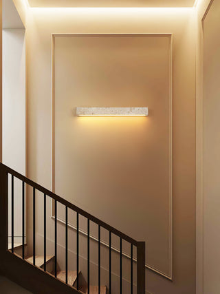 Rectangle Travertine Stravik Wall Light