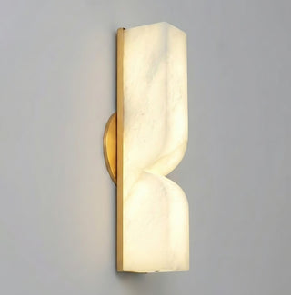 Rectangular Alabaster Essence Wall Sconce