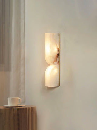 Rectangular Alabaster Essence Wall Sconce