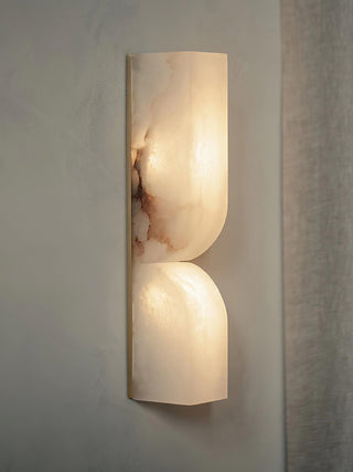 Rectangular Alabaster Essence Wall Sconce