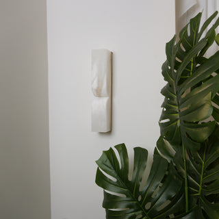 Rectangular Alabaster Essence Wall Sconce