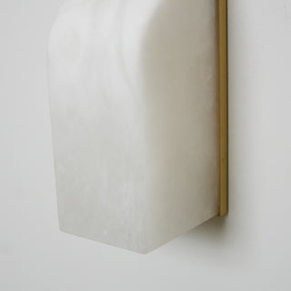 Rectangular Alabaster Essence Wall Sconce