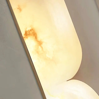 Rectangular Alabaster Essence Wall Sconce