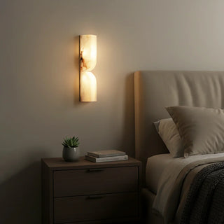 Rectangular Alabaster Essence Wall Sconce