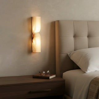 Rectangular Alabaster Essence Wall Sconce