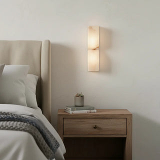 Rectangular Alabaster Essence Wall Sconce