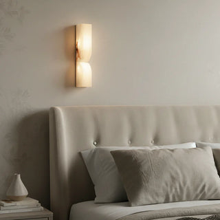 Rectangular Alabaster Essence Wall Sconce