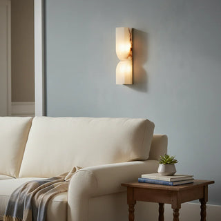 Rectangular Alabaster Essence Wall Sconce