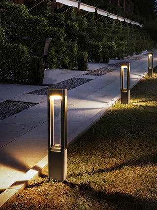 Rectangular Column Strip Shape Outdoor Light