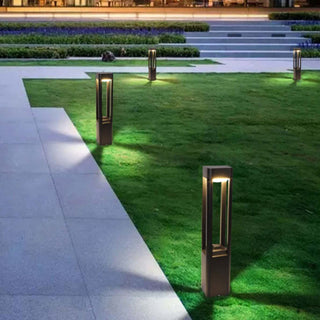 Rectangular Column Strip Shape Outdoor Light