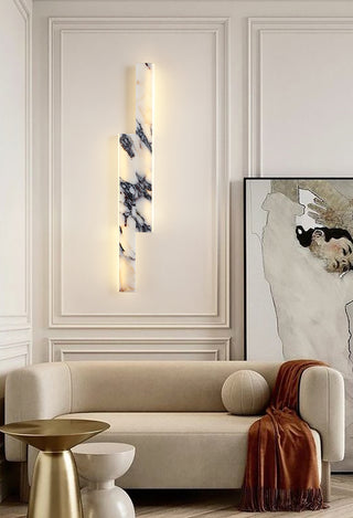 Rectangular Marble Linear Wall Lamp