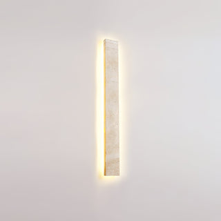 Rectangular Solis Stone Travertine Wall Light