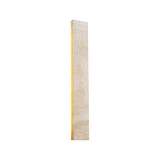 Rectangular Solis Stone Travertine Wall Light