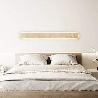 Rectangular Solis Stone Travertine Wall Light