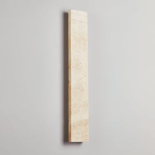 Rectangular Solis Stone Travertine Wall Light