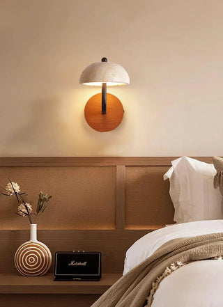 Reverse Travertine Wall Light