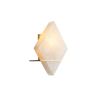 Rhombus Real Alabaster Wall Sconce