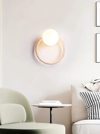 Ring Orria Travertine Wall Light