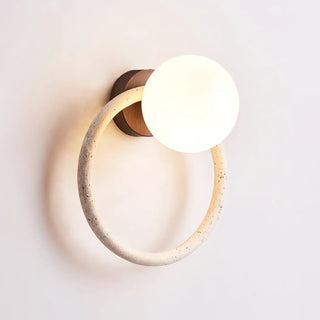 Ring Orria Travertine Wall Light