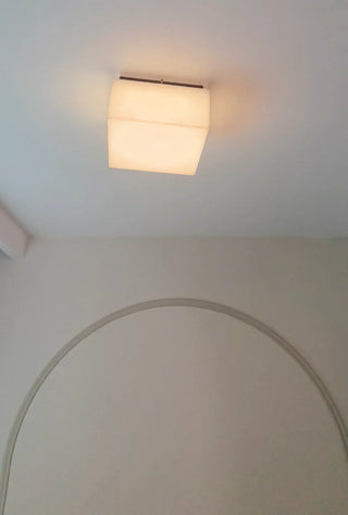 Alabaster Rivage Square Ceiling Lamp