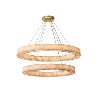 Alabaster Rivage Round Chandelier