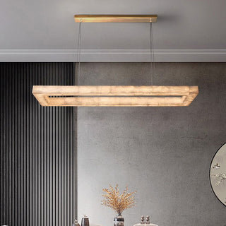 Rivage rectangle chandelier