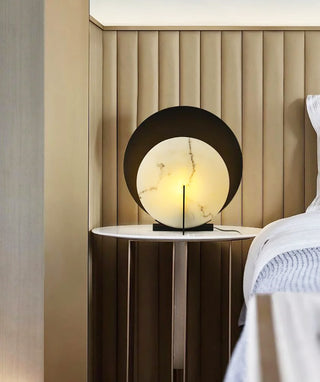 Round Alabaste Corbett Asteria Table Lamp