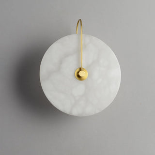 Round Alabaster Modern Wall Lamp