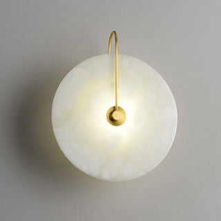 Round Alabaster Modern Wall Lamp