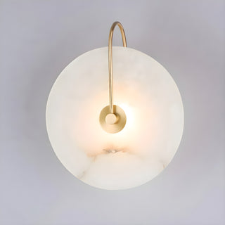 Round Alabaster Modern Wall Lamp