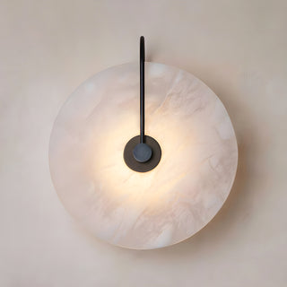 Round Alabaster Modern Wall Lamp