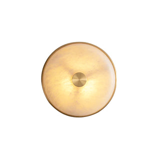 Round Beran Alabaster Wall Light