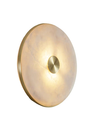 Round Beran Alabaster Wall Light