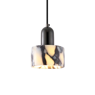 Round Dekum Marble Pendant Lamp
