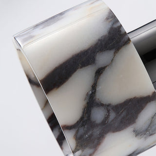 Round Dekum Marble Pendant Lamp