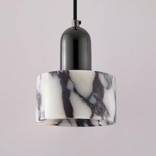 Round Dekum Marble Pendant Lamp
