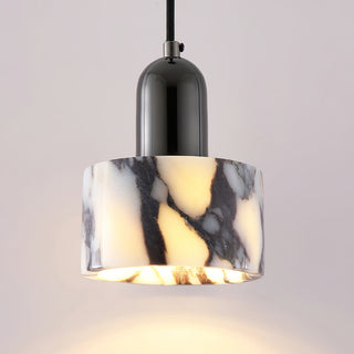 Round Dekum Marble Pendant Lamp