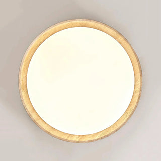 Round Kuzco Travertine Ceiling Light