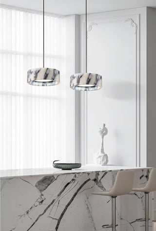 Round Marble Elancourt Pendant Lamp