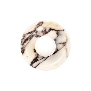 Round Marble Viola Spherical Glass Wall Lamp