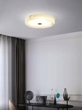 Round Sophie Alabaster Ceiling Lamp