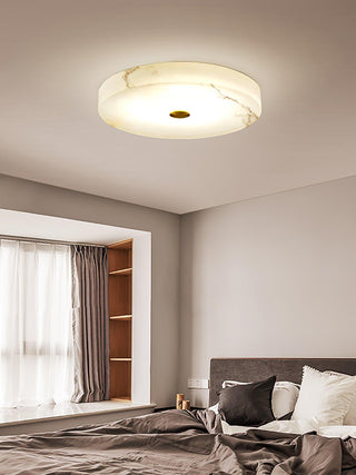 Round Sophie Alabaster Ceiling Lamp