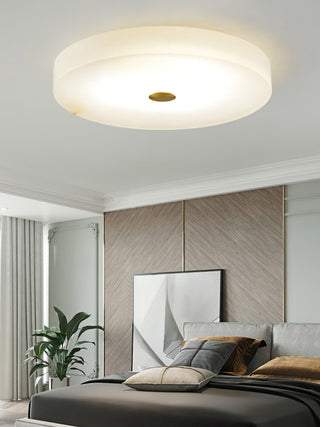 Round Sophie Alabaster Ceiling Lamp