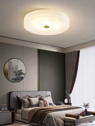 Round Sophie Alabaster Ceiling Lamp